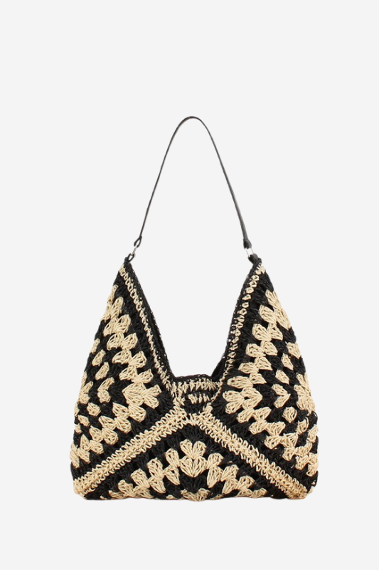 Full of Sunshine Woven Straw Shoulder Bag