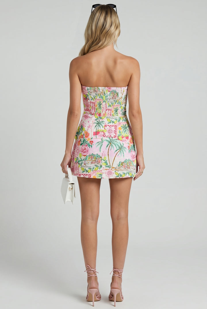 Greetings From Paradise Pocket Mini Dress