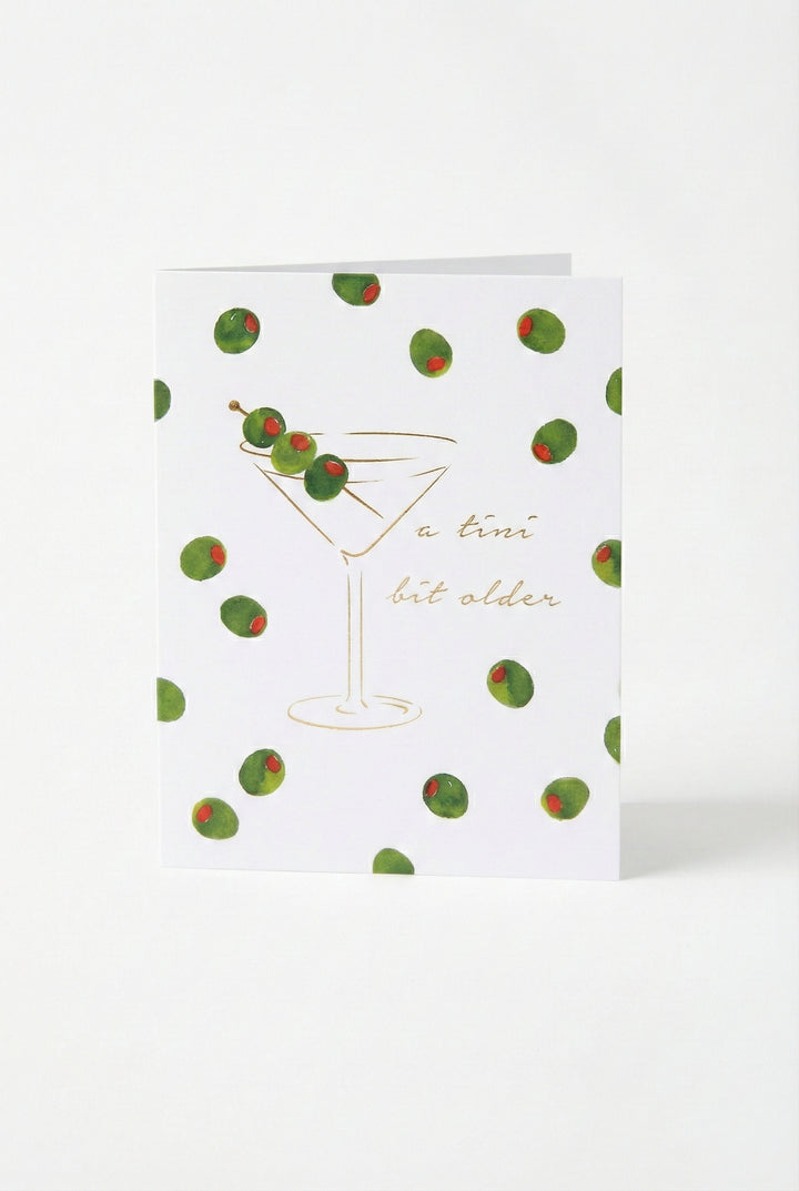 A Tini Bit Older Birthday Greeting Card