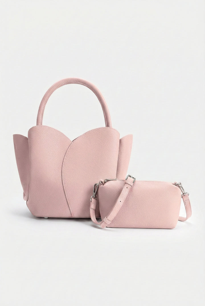 Melie Bianco Tulip Top-Handle Crossbody Tote