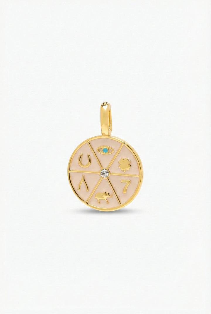 Lucky Symbols Pink Charm