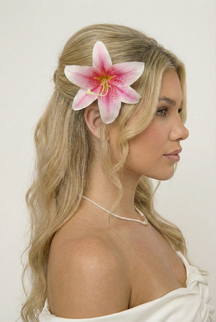 Lily Flower Hair Clip
