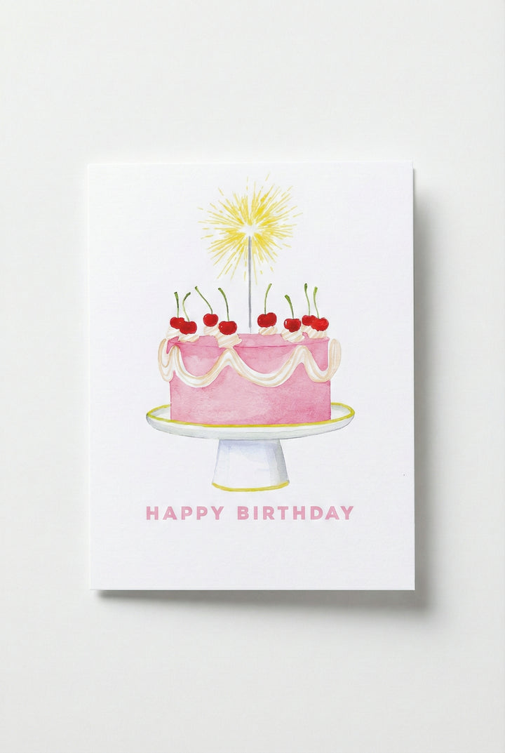 Happy Birthday Sparkler Greeting Card
