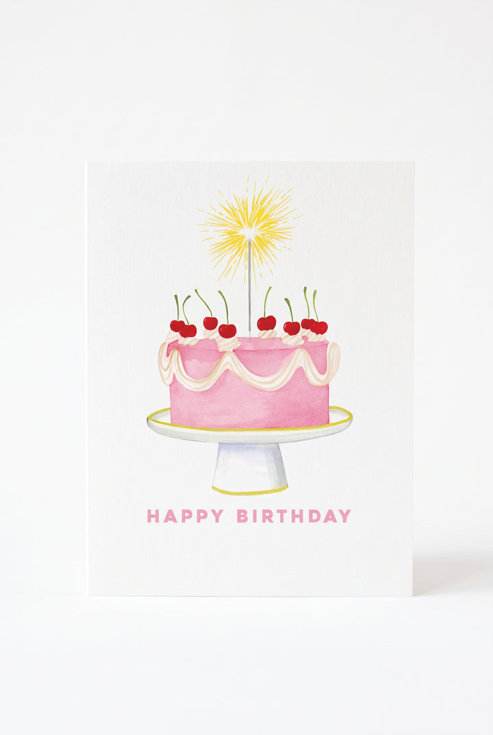 Happy Birthday Sparkler Greeting Card