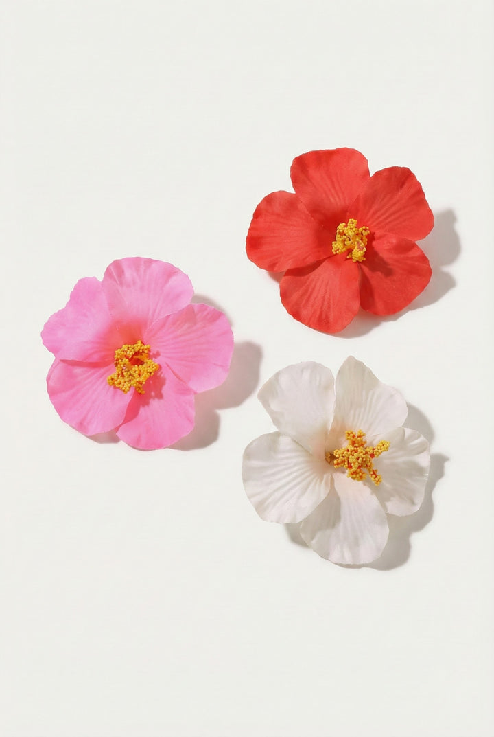 Hibiscus Flower Hair Clip
