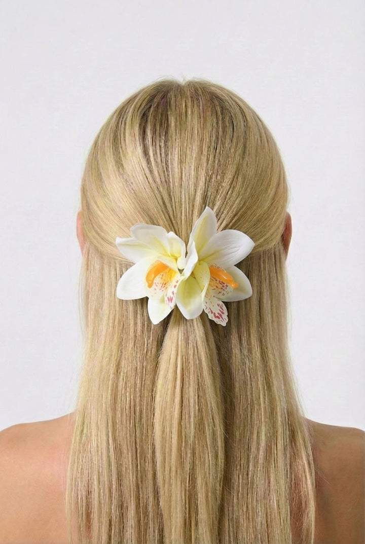 Orchid Blossom Hair Clip
