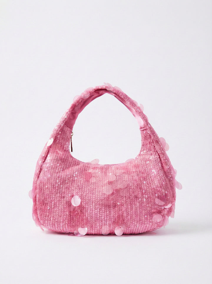 Ibiza Nights Sequin Top Handle Bag