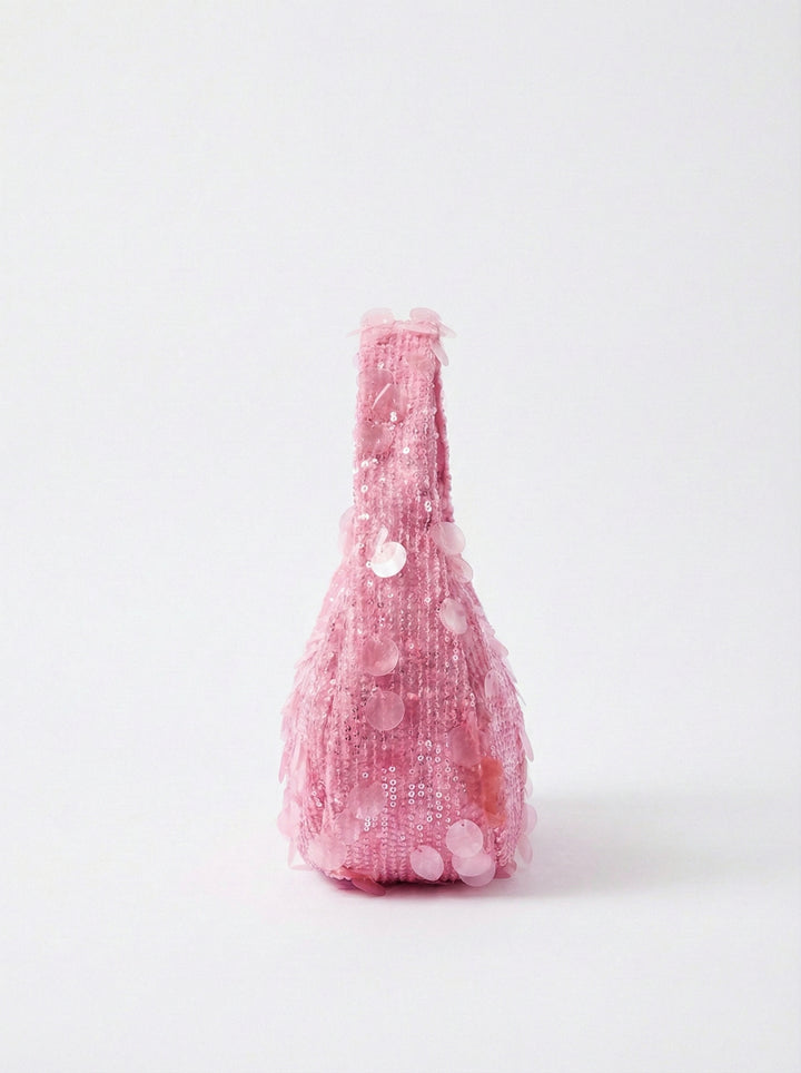 Ibiza Nights Sequin Top Handle Bag