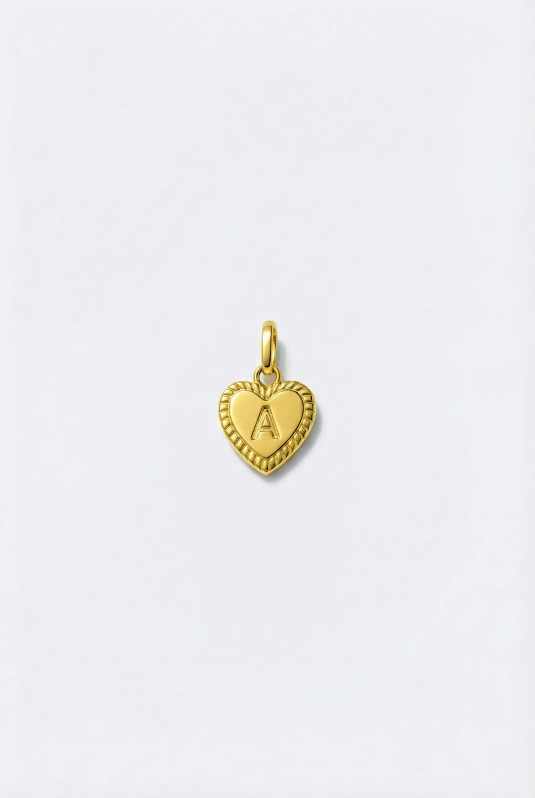 Initial Heart Charm