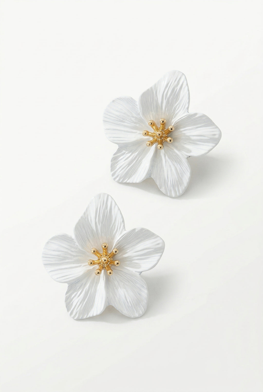 Jasmine Flower Statement Earrings