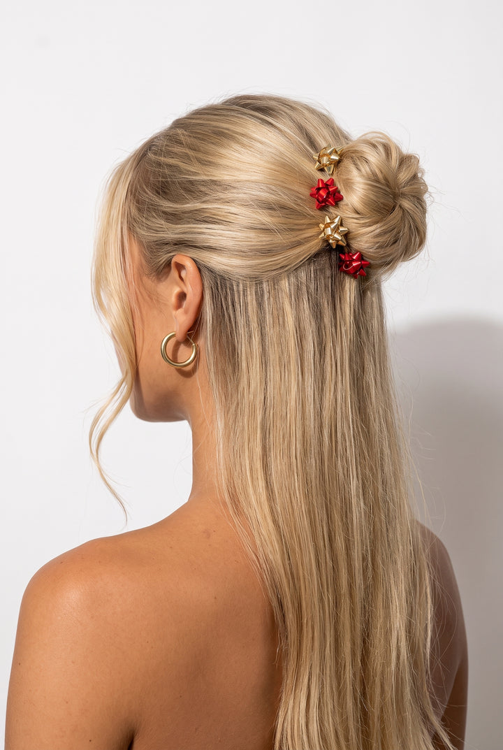 KITSCH Gift Bow Bobby Pins Set