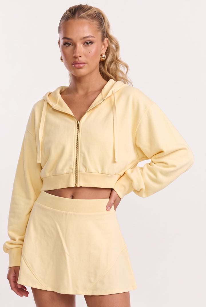 Lemon Sorbet Crop Jacket