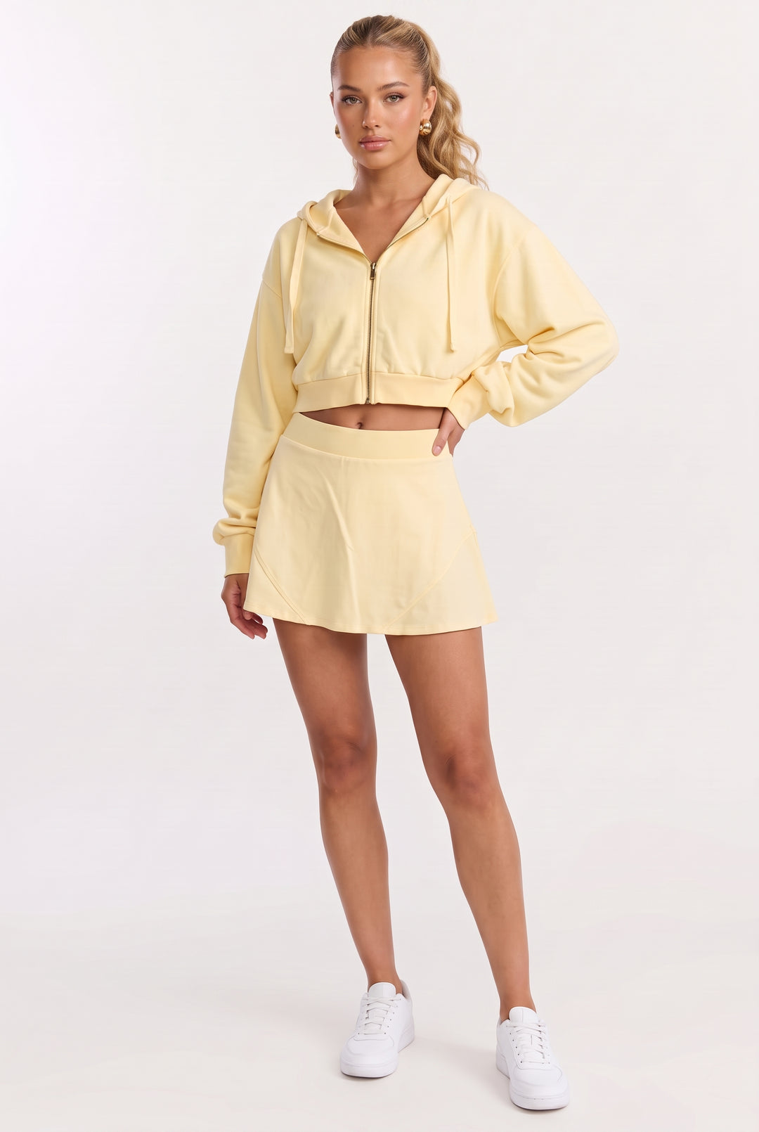 Lemon Sorbet Crop Jacket