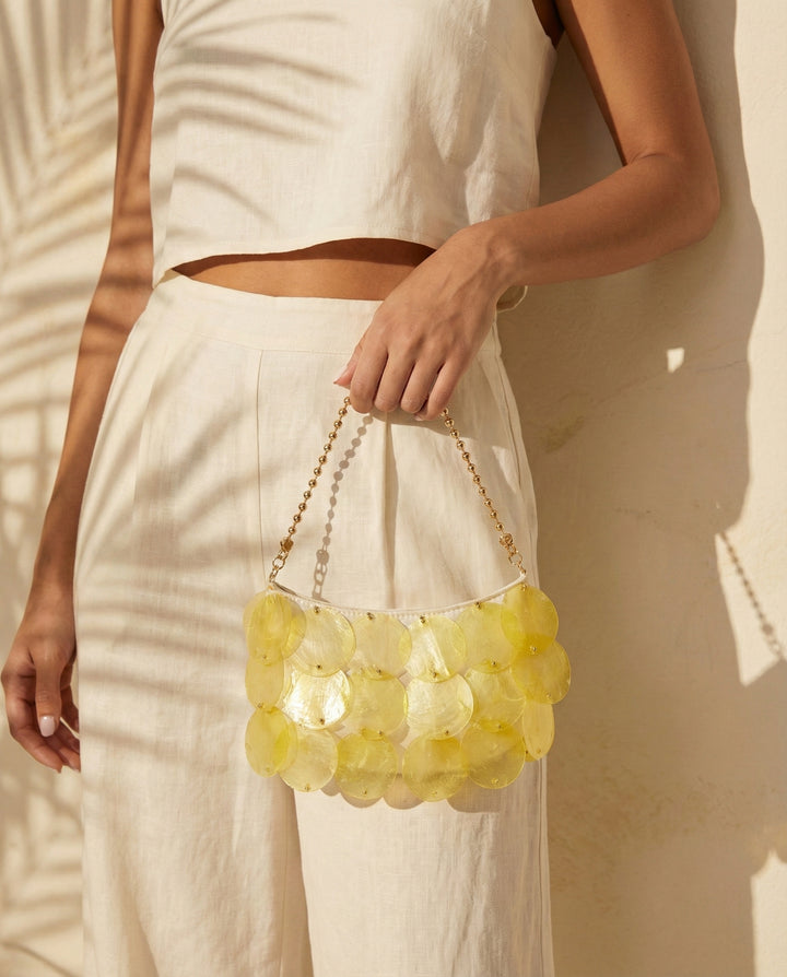 Limoncello Shell Mini Bag