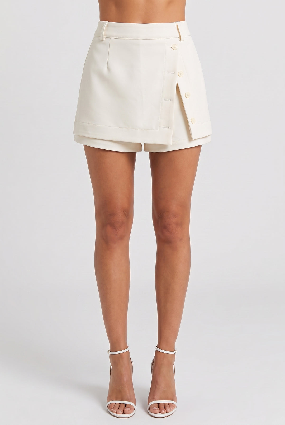 Tailored Prep Button Skort
