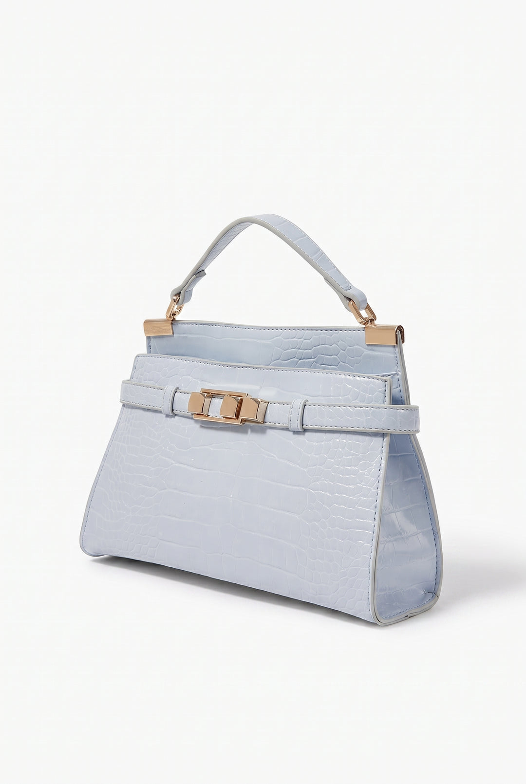Madison Croc Top Handle Bag