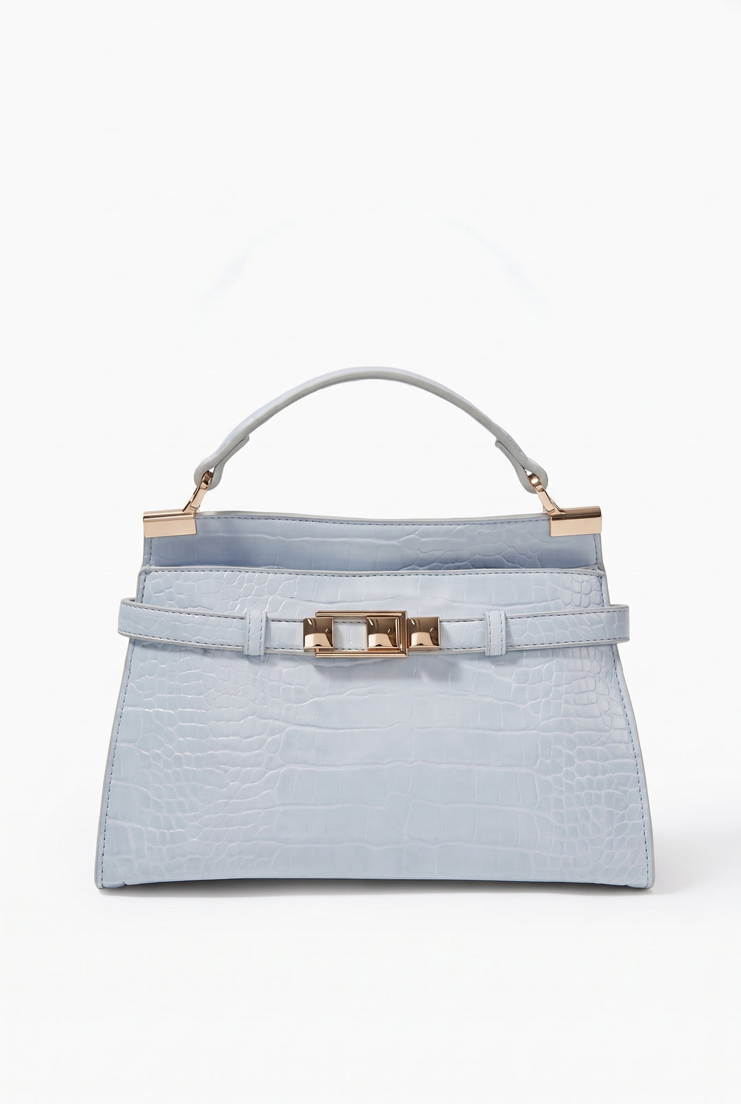 Madison Croc Top Handle Bag
