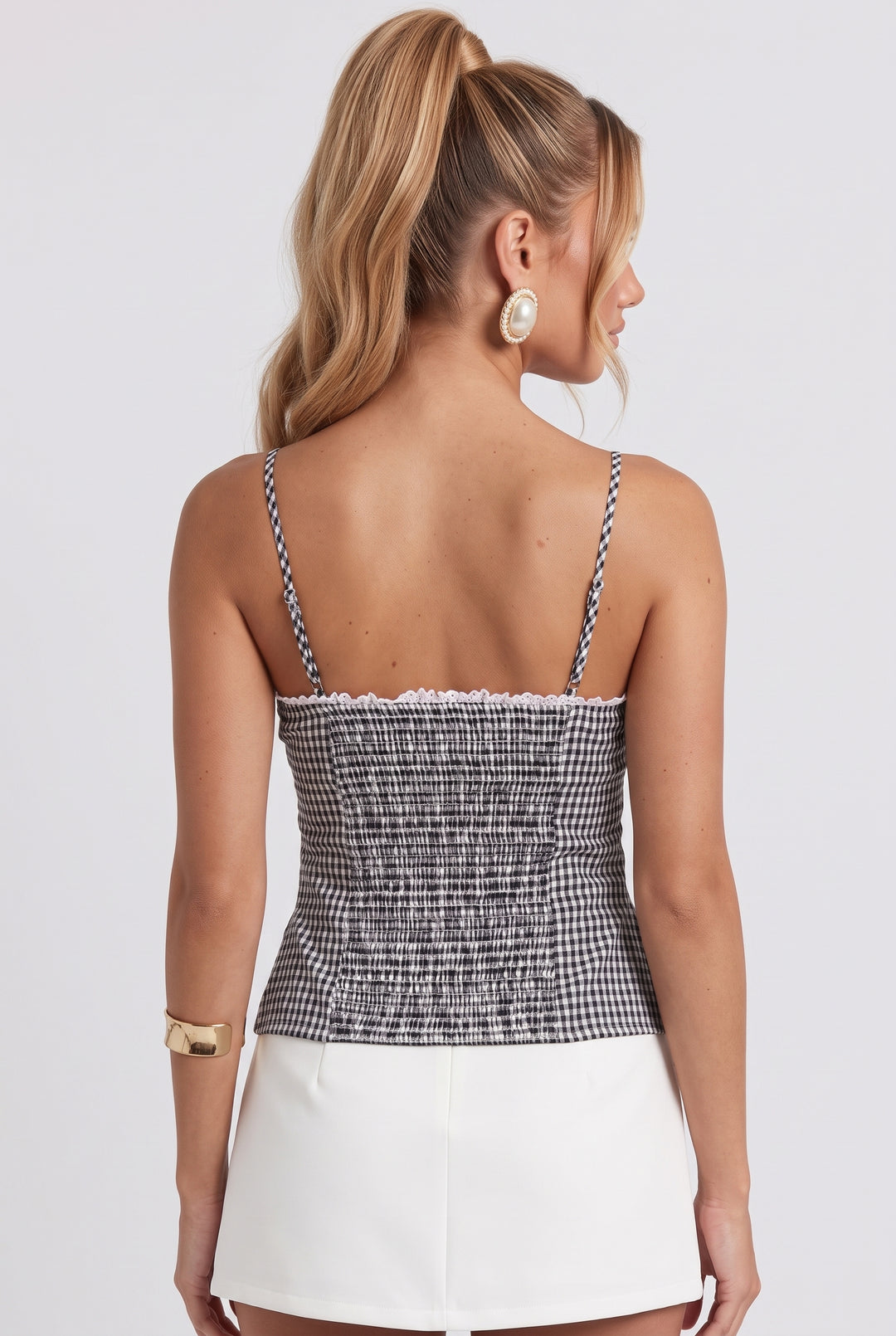 Mason Jar Gingham Top