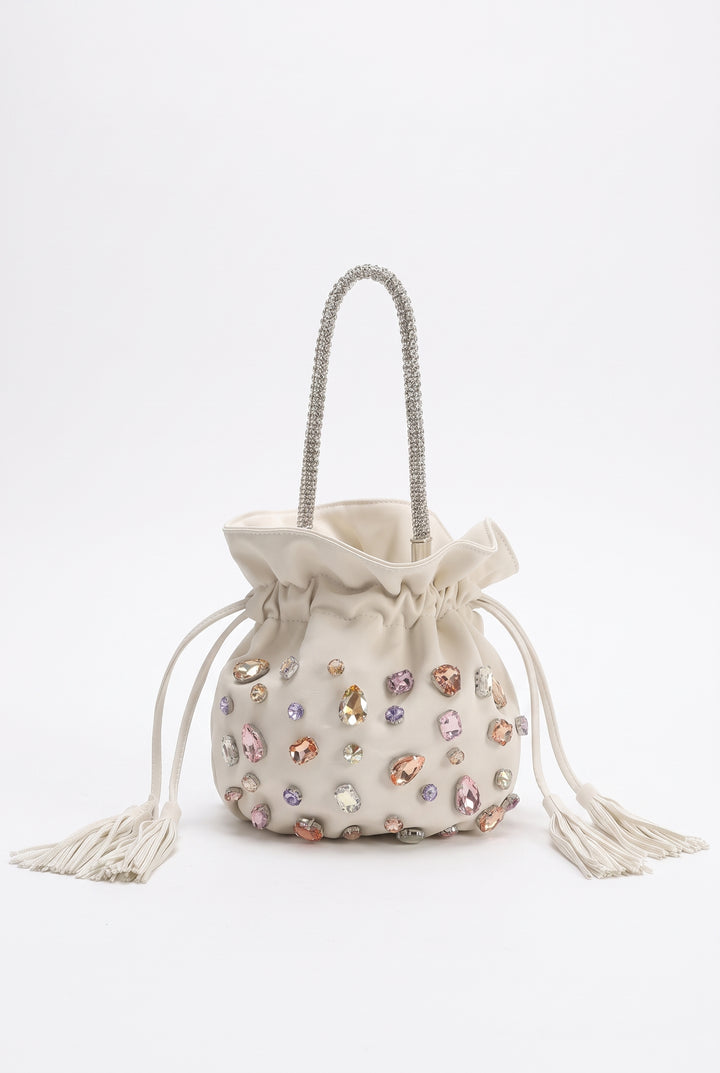 Melie Bianco Starla Jewel Top Handle Bag