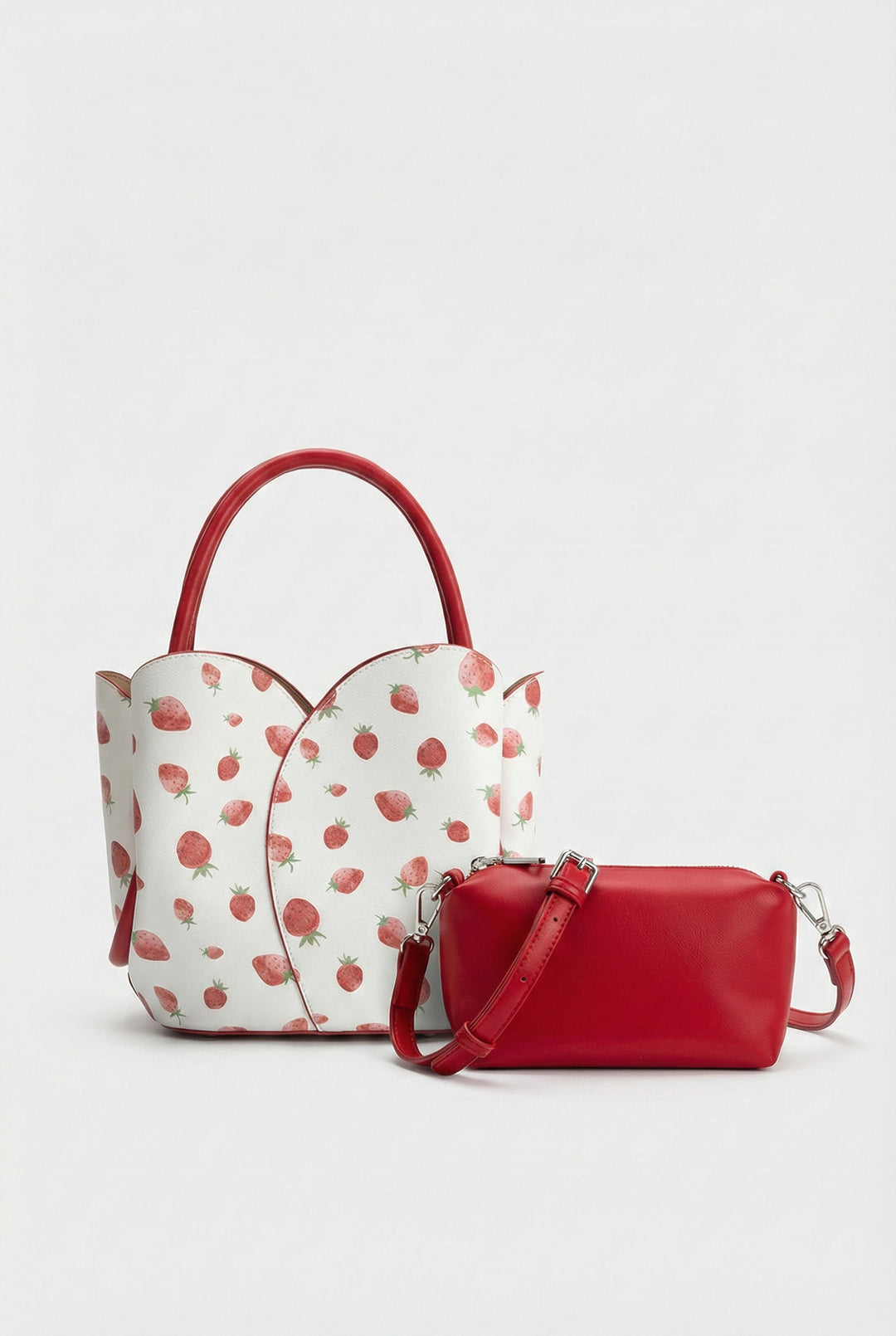 Melie Bianco Tulip Top-Handle Crossbody Tote