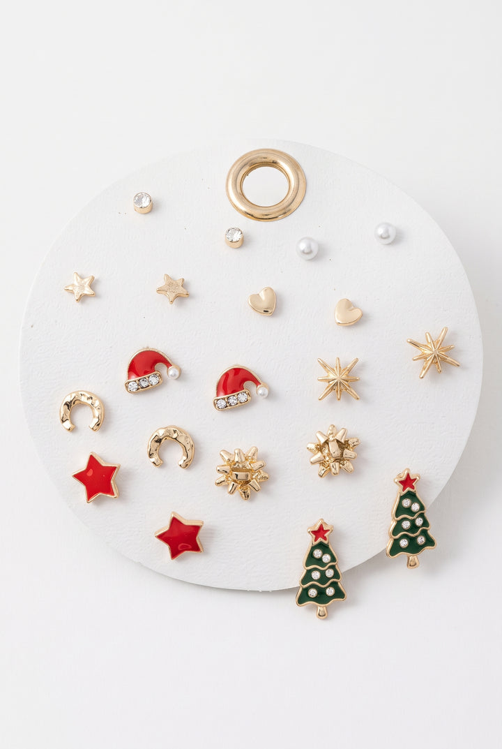 Merry Mix Stud Earring Set