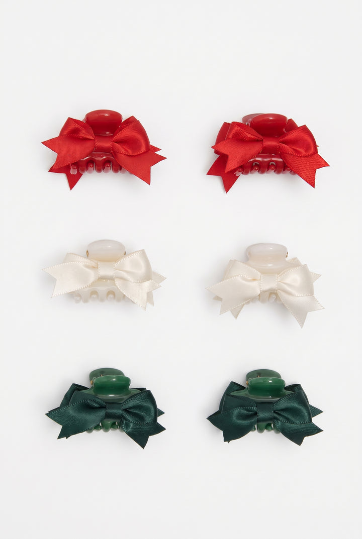 KITSCH Holiday Mini Claw Clips Set