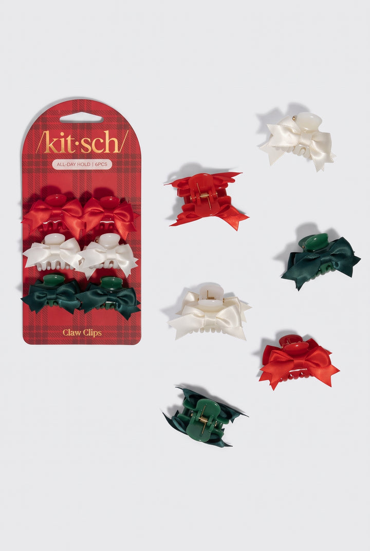 KITSCH Holiday Mini Claw Clips Set