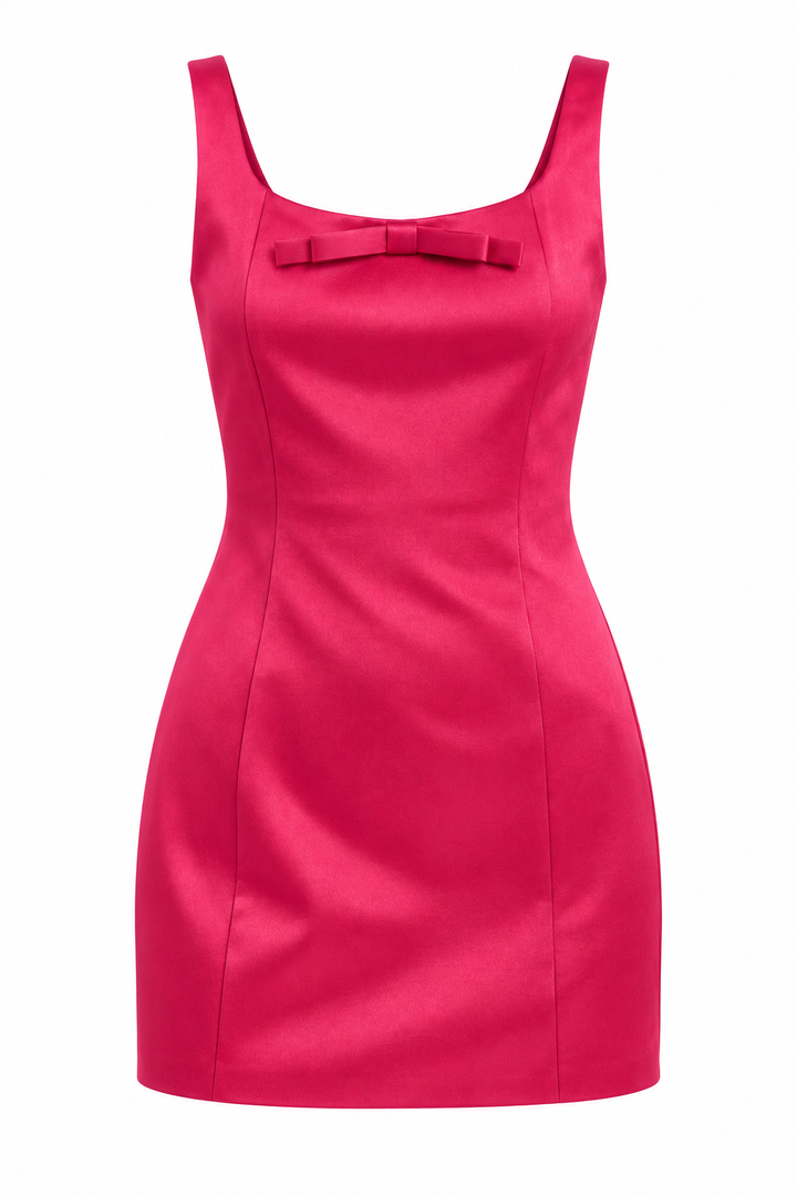 Miss Madison Bow Mini Dress