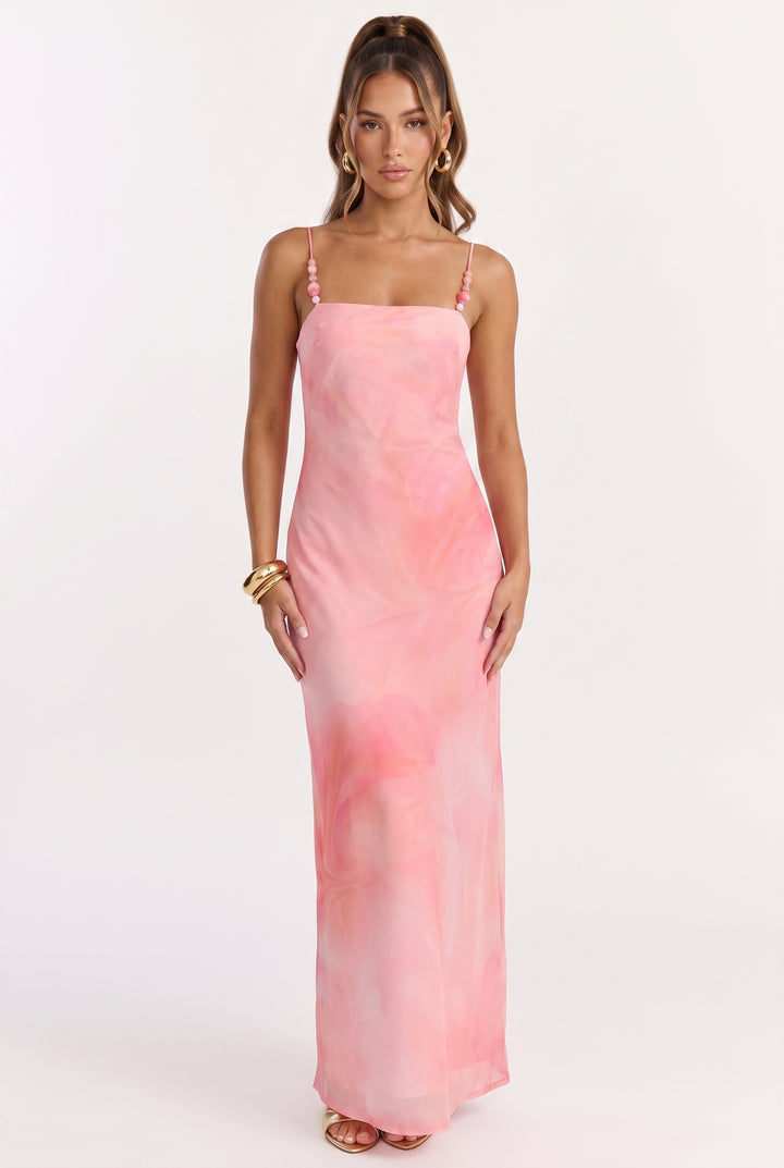 Miyu Bias Cut Maxi Dress