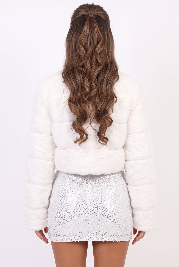 Noelle Faux Fur Bolero Jacket