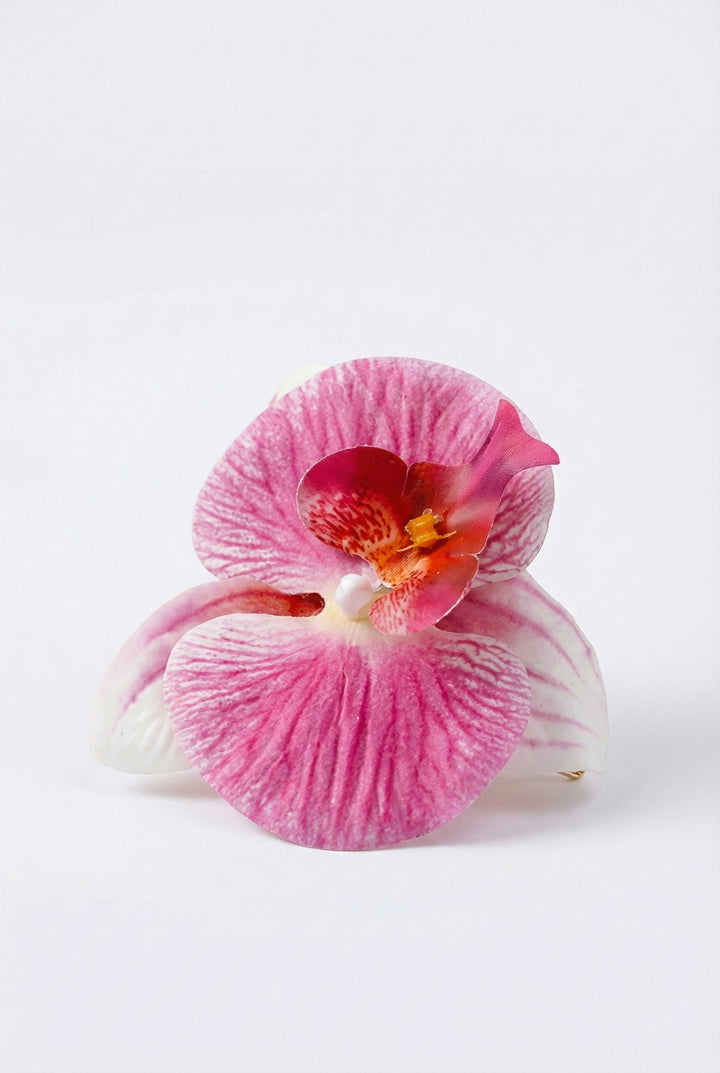 Orchid Bloom Hair Clip