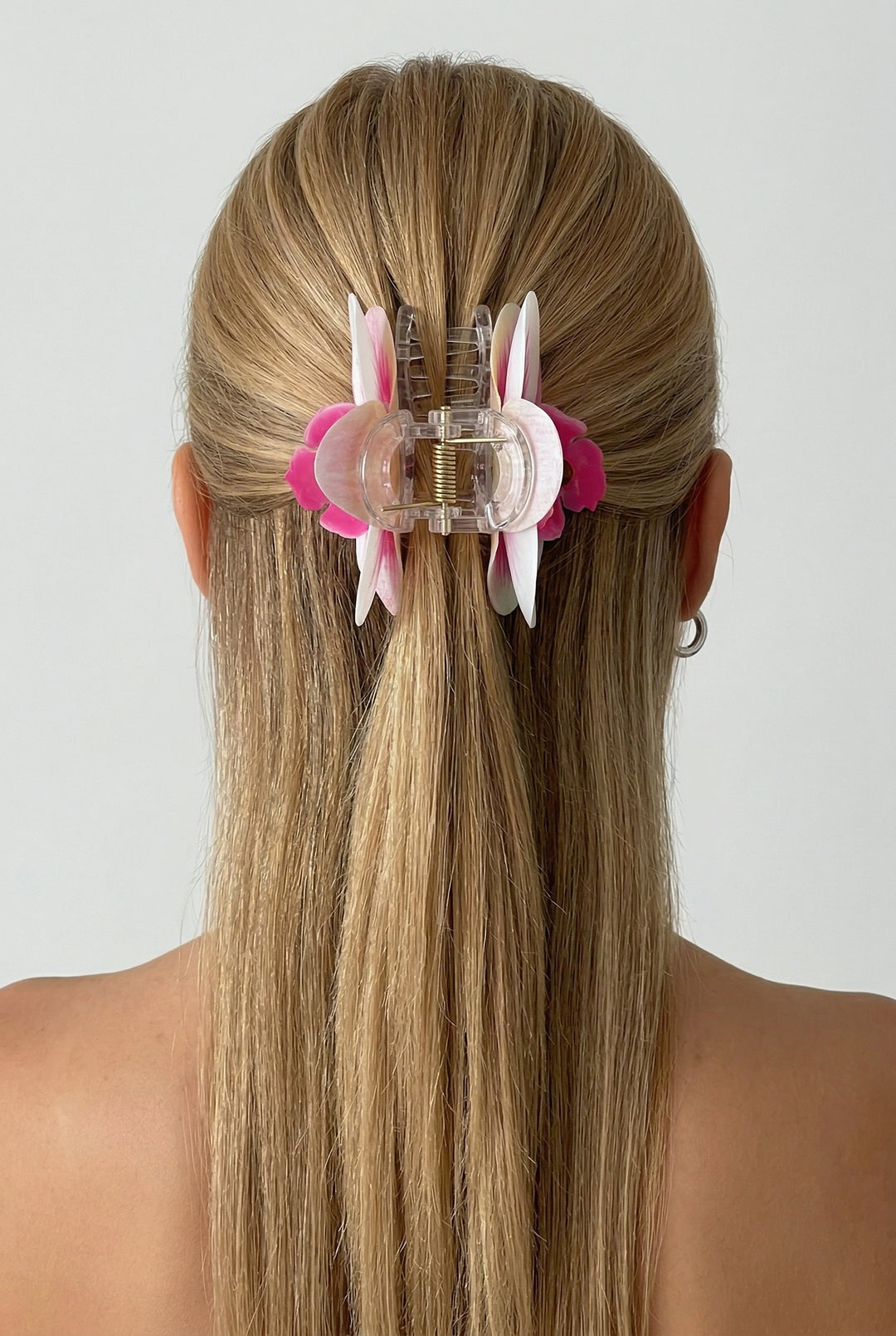 Orchid Garden Party Hair Claw Clip