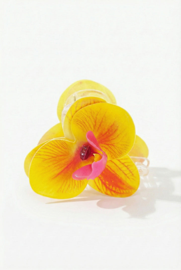 Orchid Garden Party Hair Claw Clip