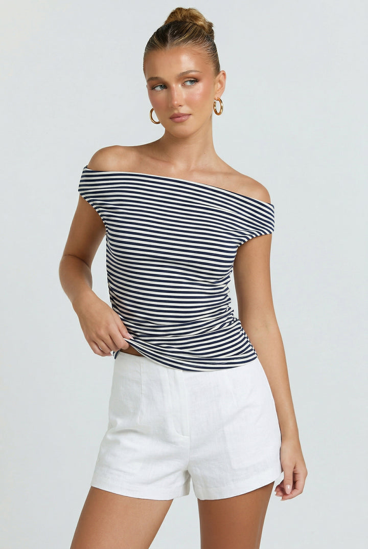 Out on the Pier Stripe Top
