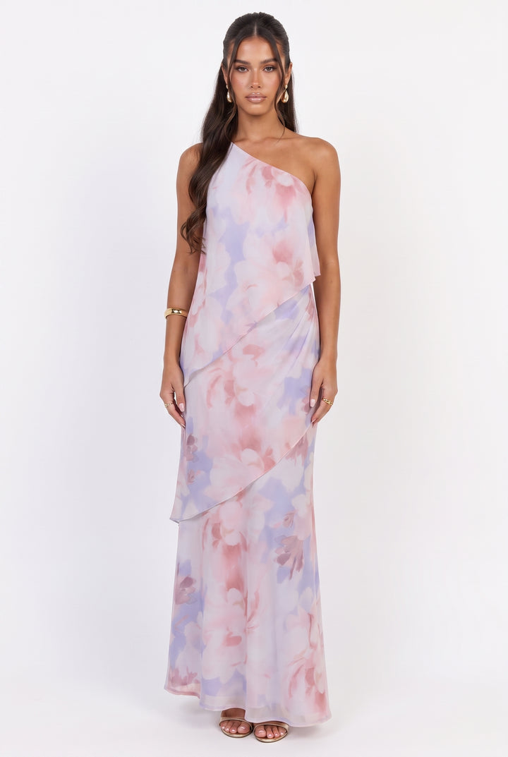 Aralia One Shoulder Maxi Dress