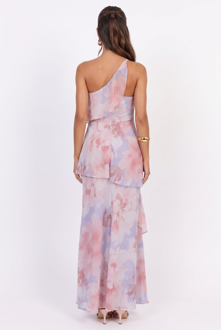 Aralia One Shoulder Maxi Dress