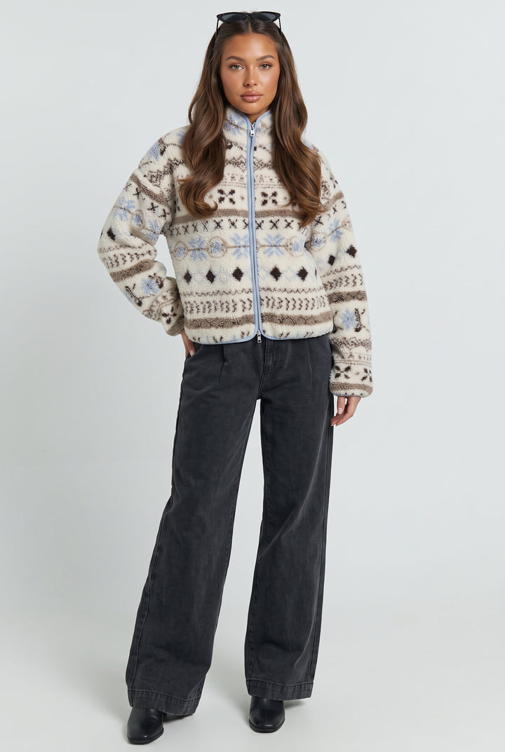 The Little Shops Below the Slopes Fleece Jacket