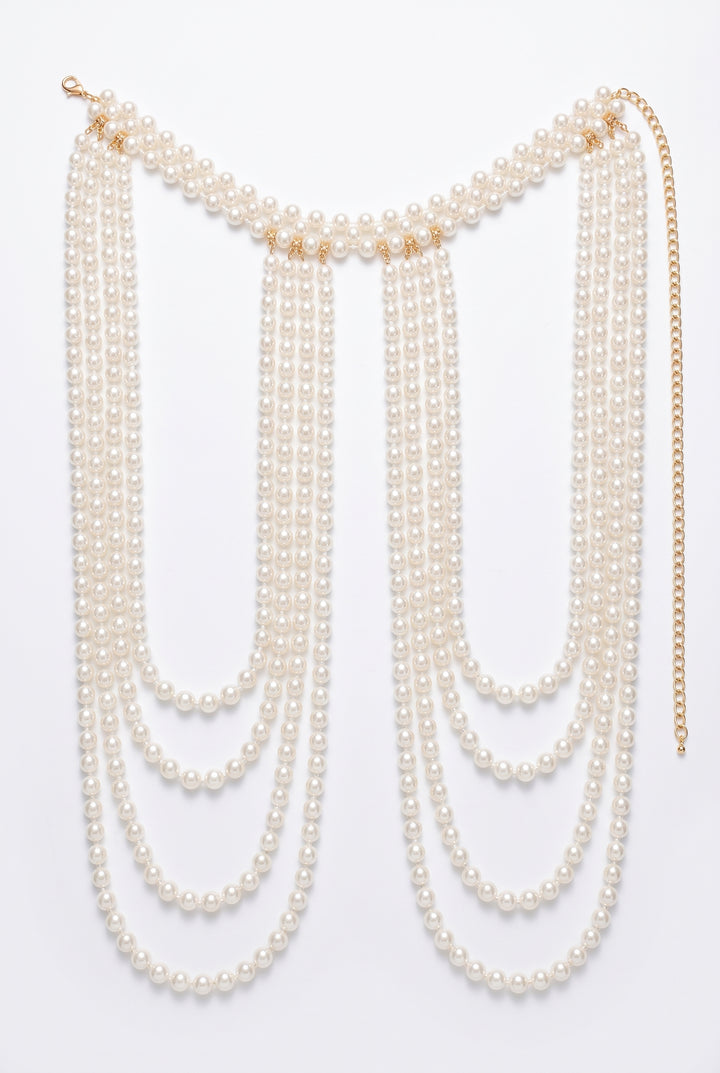 Pearl Reverie Shoulder Drape Necklace