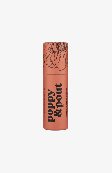 Poppy & Pout Pomegranate Peach Lip Balm