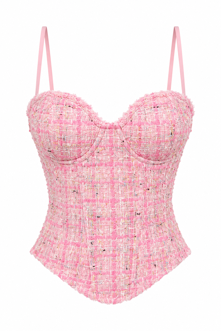 Pretty Privilege Tweed Top