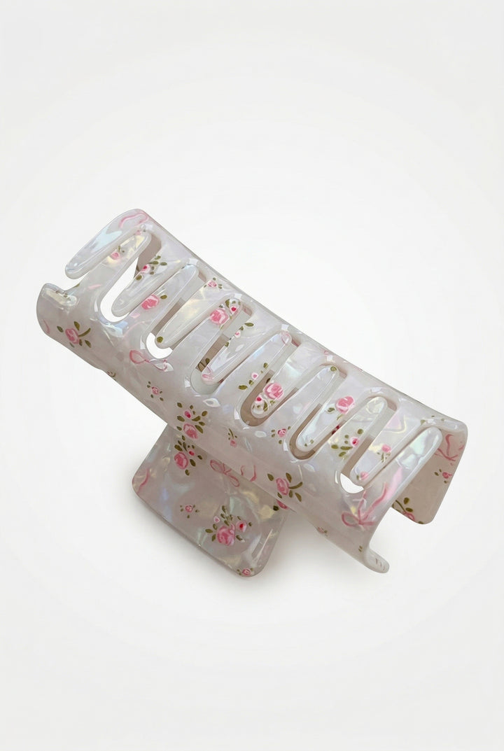 Rose Ribbon Clip