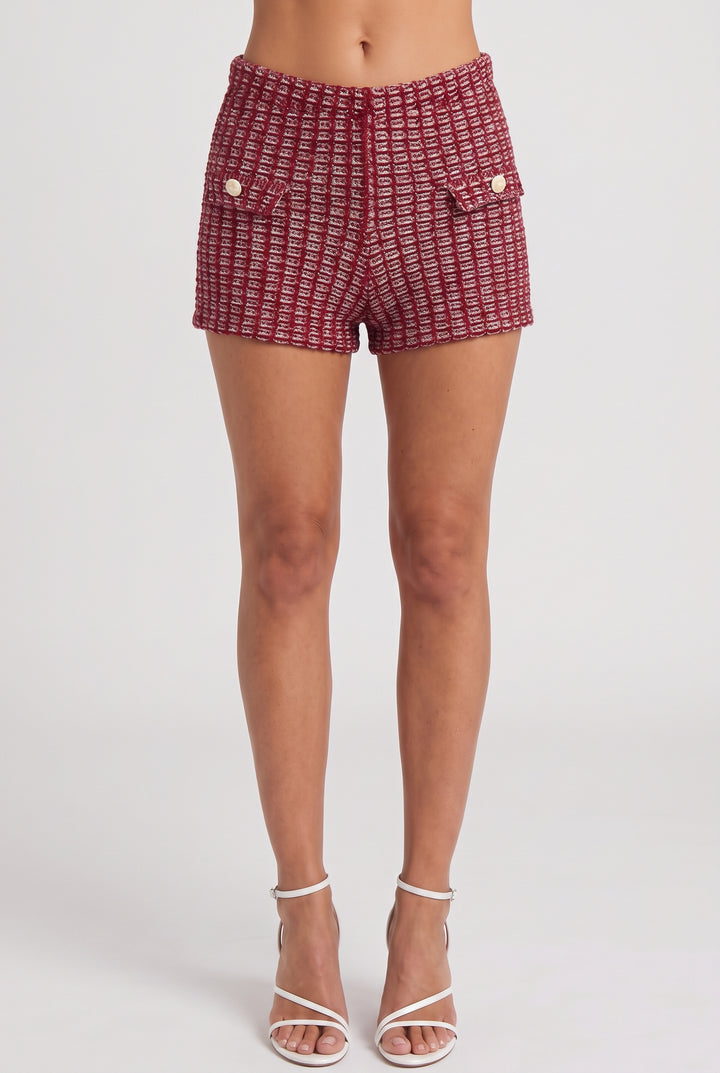 Rue Cambon Tweed Shorts