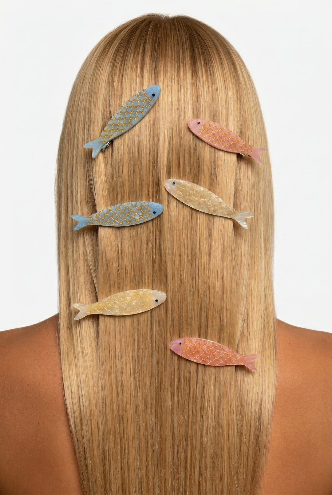 Tinned Sardine Hair Clip Set