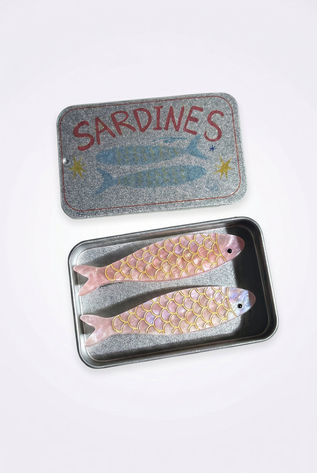 Tinned Sardine Hair Clip Set