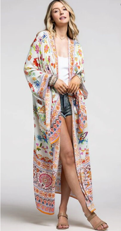 Morning Ritual Open Front Kimono