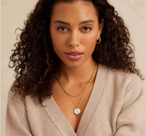 Sunset Etched Necklace