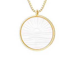 Sunset Etched Necklace