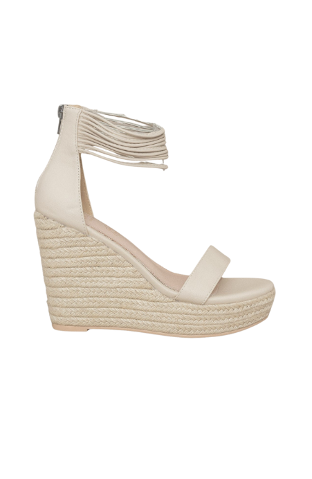 Alamo Faux Suede Strappy Wedge Sandals - Final Sale