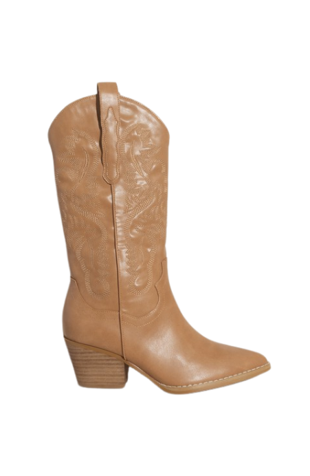 Amaya Classic Camel Western Boots