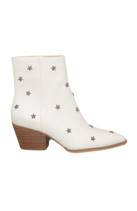 Audrie Star Studded Western Booties